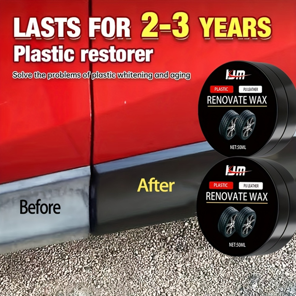 Leather Cleaner Interior - Universal Rubber Renovate Wax - Long