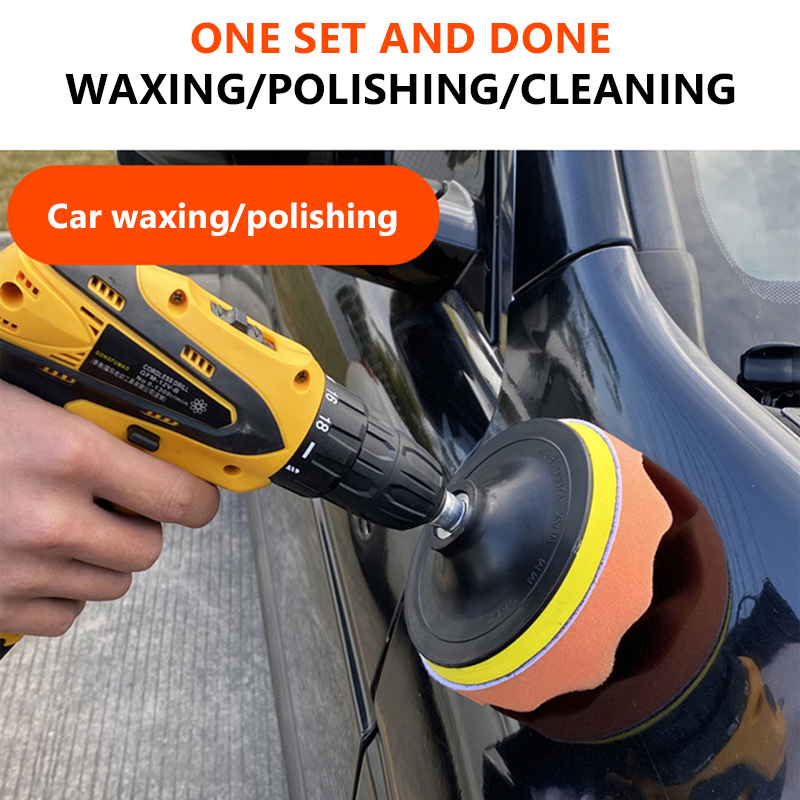 6pcs/set Car Polishing Sponge  – Polish Pad Set Buffer Bewertung und Preis