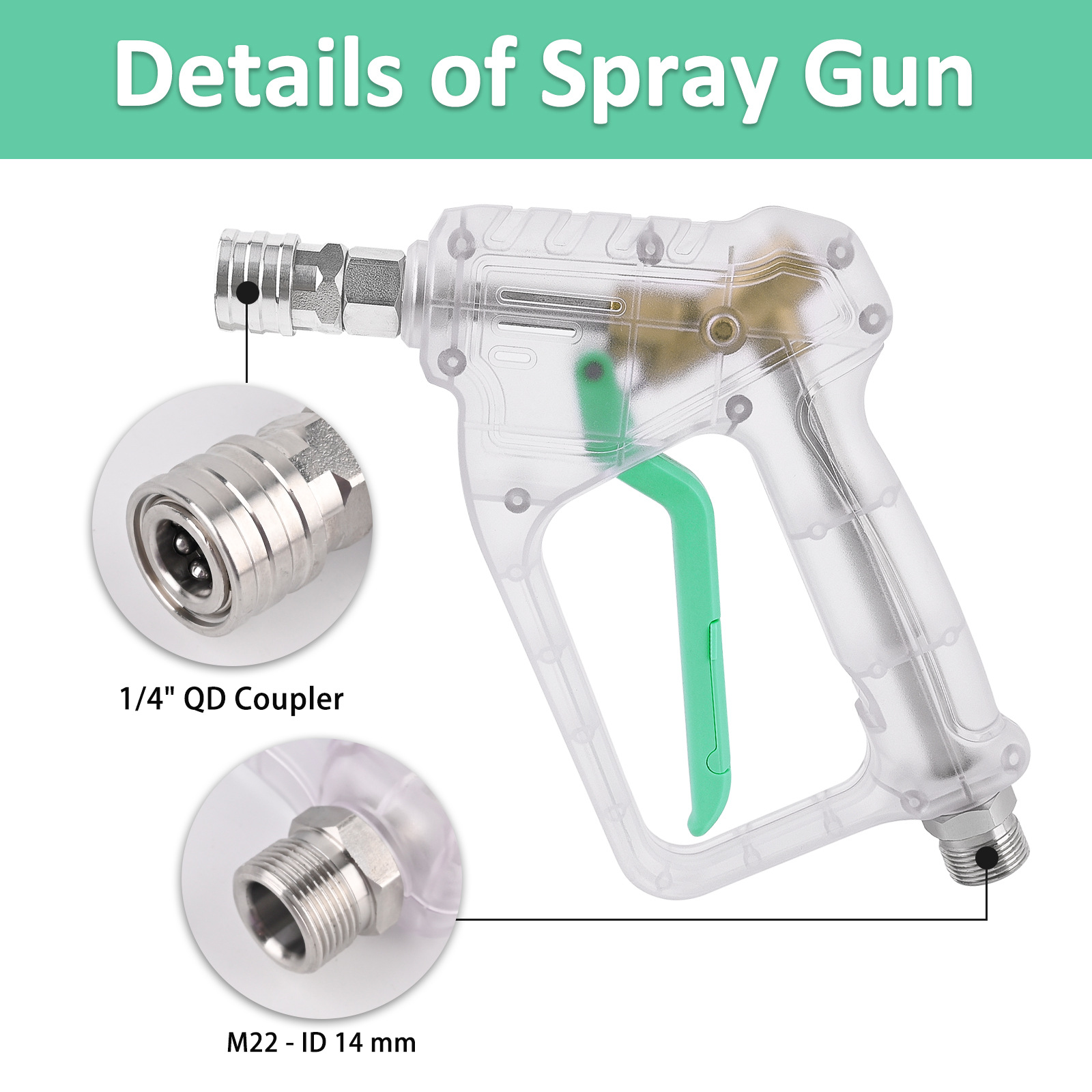 High Pressure Washer Gun with  – Pressure Washer Foam Gun Bewertung und Preis