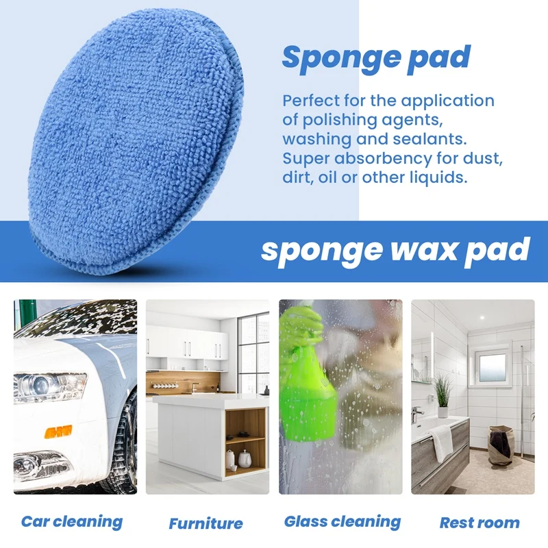 5Inch Microfiber Wax Applicato – Wax Applicator Pad Bewertung und Preis