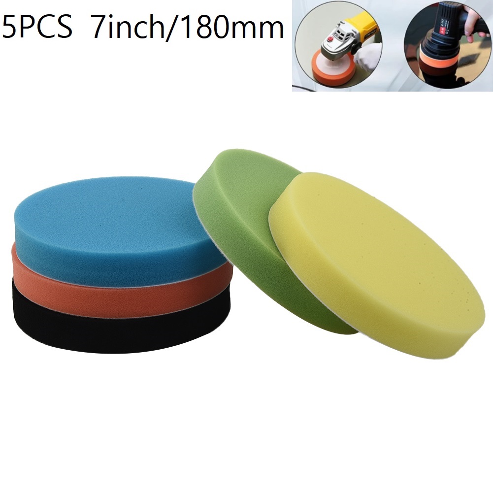 5 Pcs Sponge Polishing Pad 7In – Polish Pad Set Buffer Bewertung und Preis