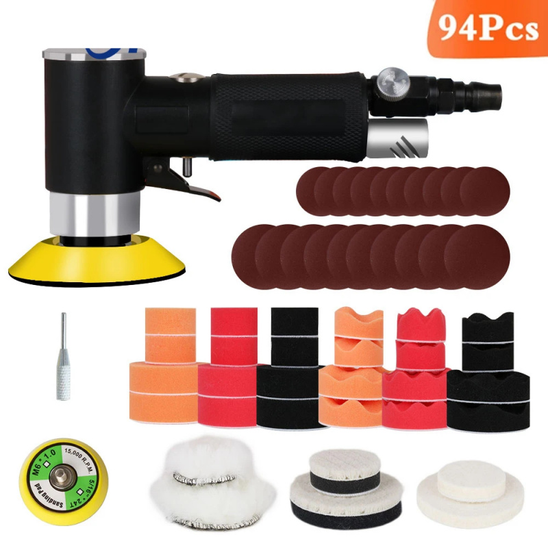 Air Sander Mini Pneumatic Grin – Polish Pad Set Buffer Bewertung und Preis