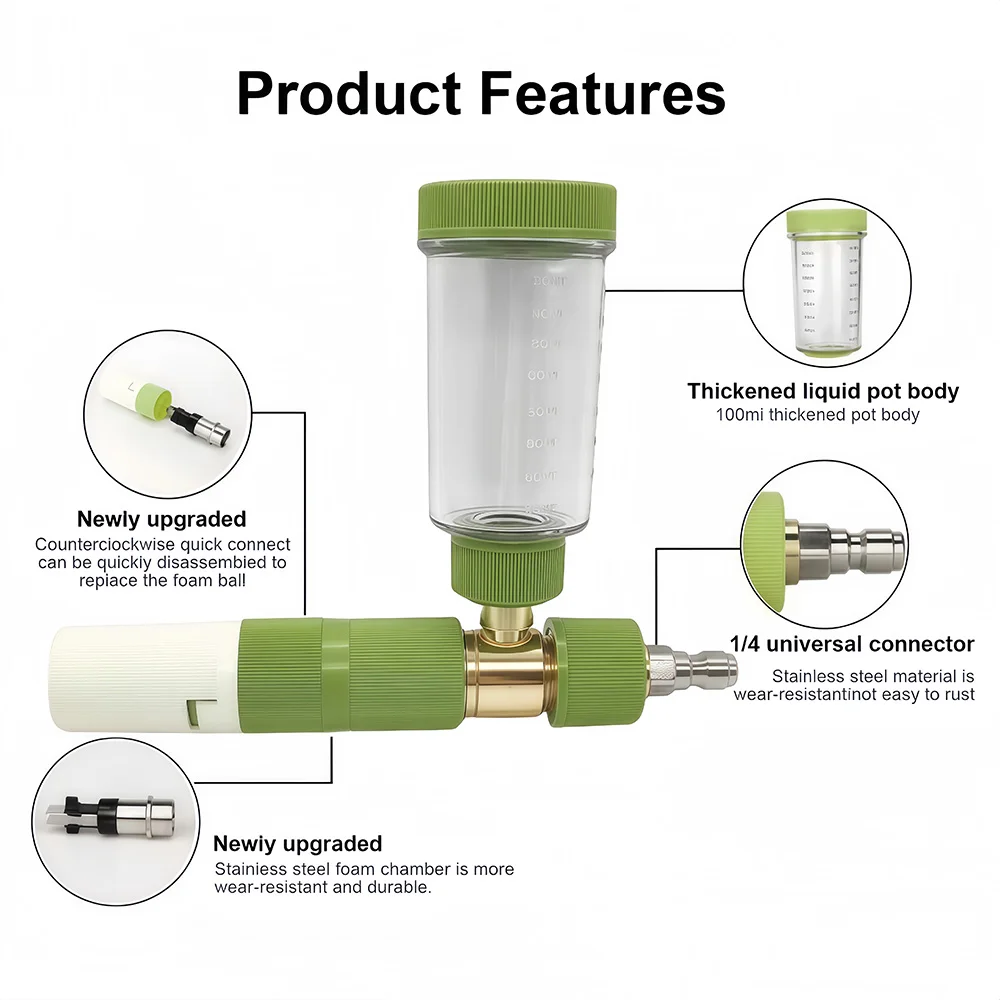 High Pressure Car Wash Foam Ca – Pressure Washer Foam Gun Bewertung und Preis