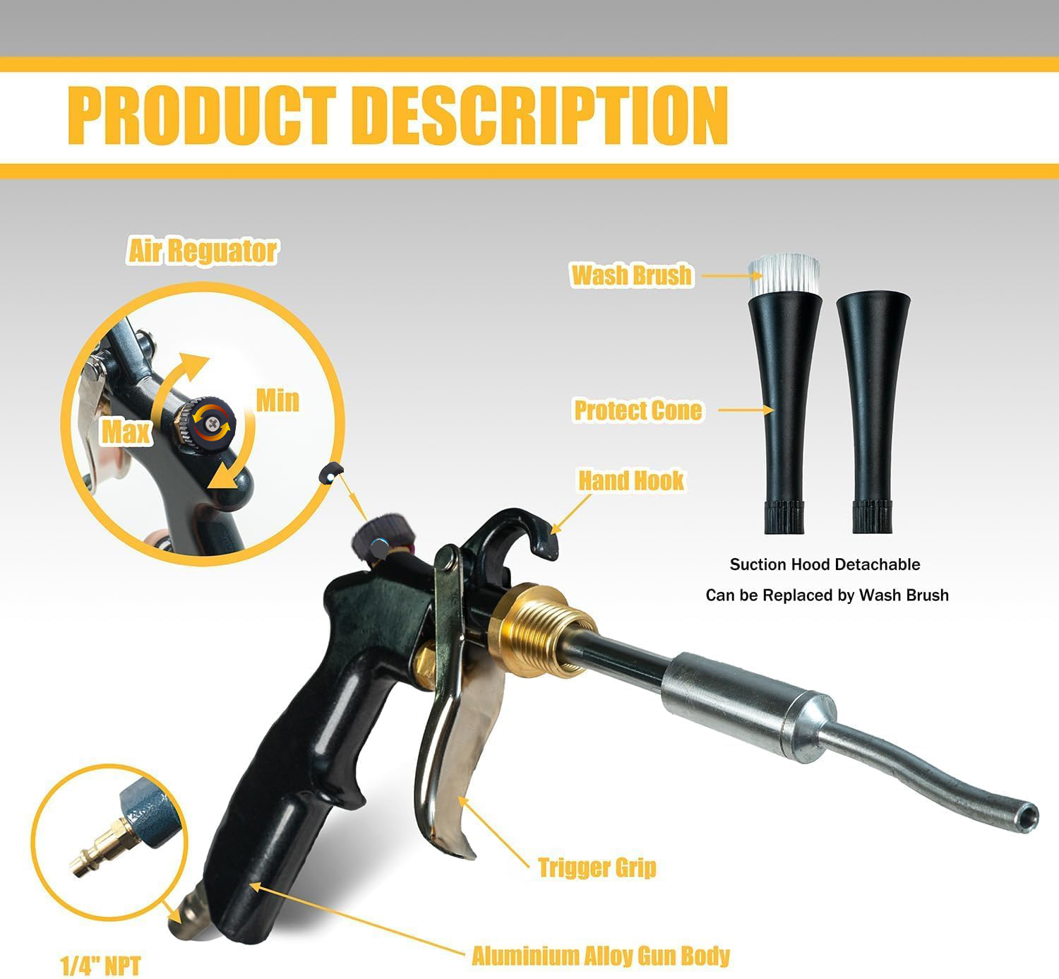 Tornador Air Blow Gun Car Inte – Foam Cannon Car Wash Bewertung und Preis