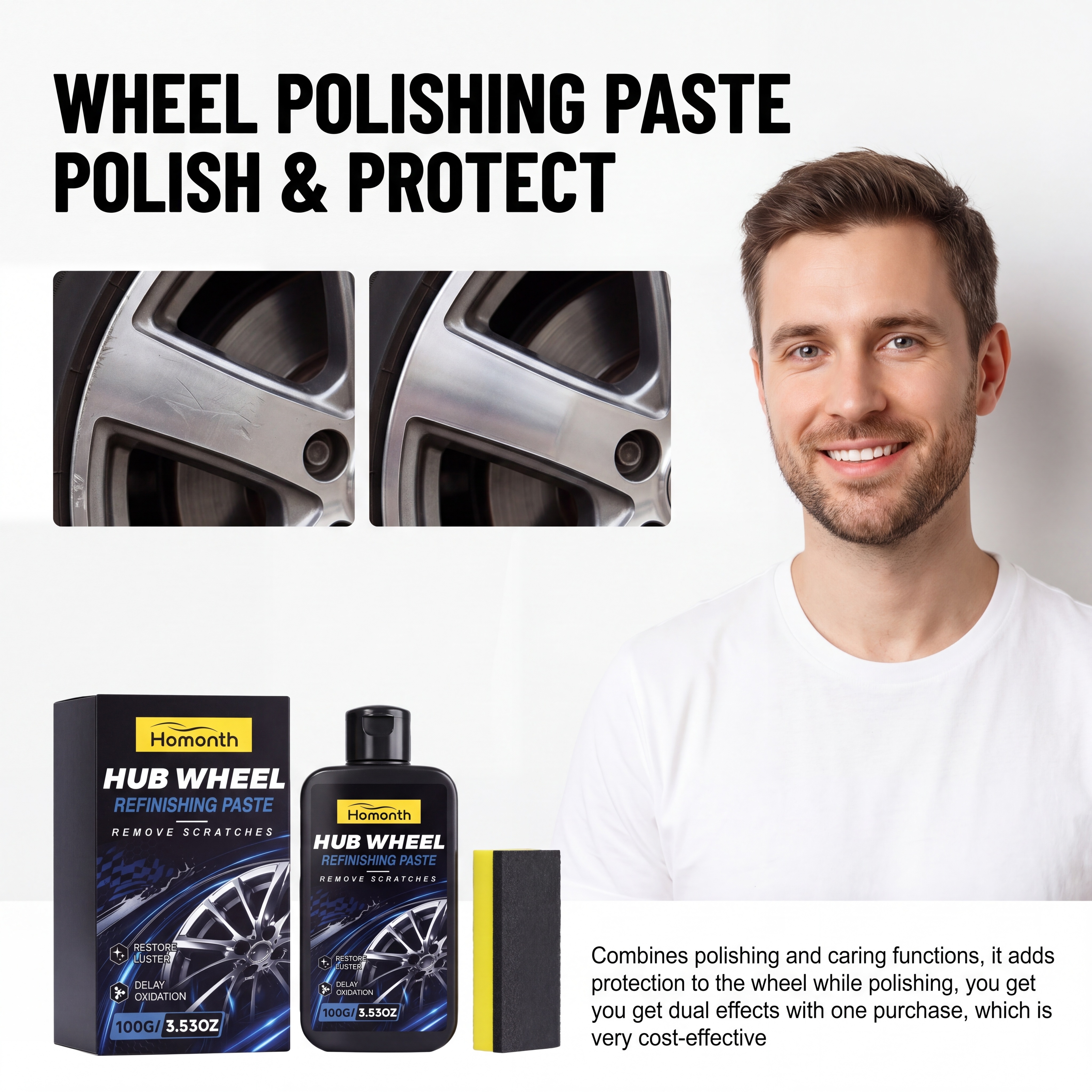 Wheel Polish Paste Scratch Rem – Wheel Cleaner Alloy Bewertung und Preis