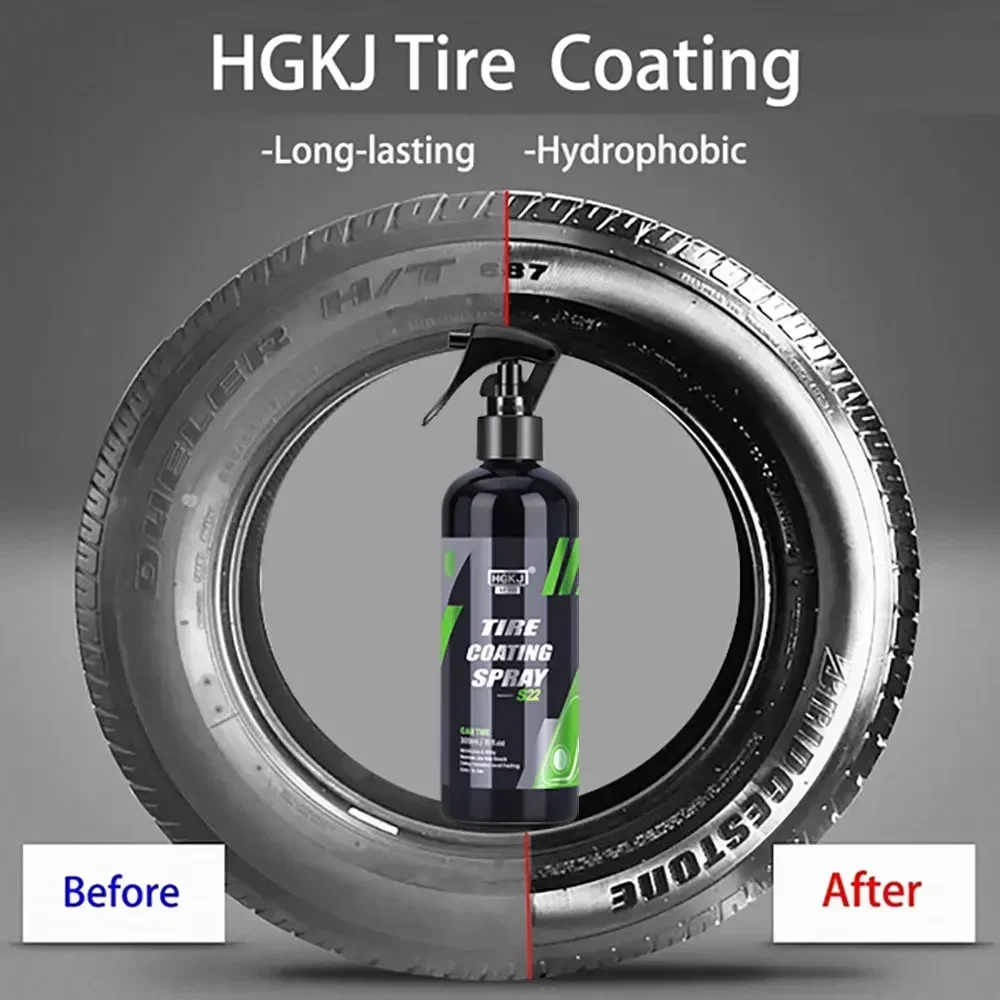 HGKJ S22 Car Tire Gloss Spray, – Tire Shine Spray Sealant Bewertung und Preis