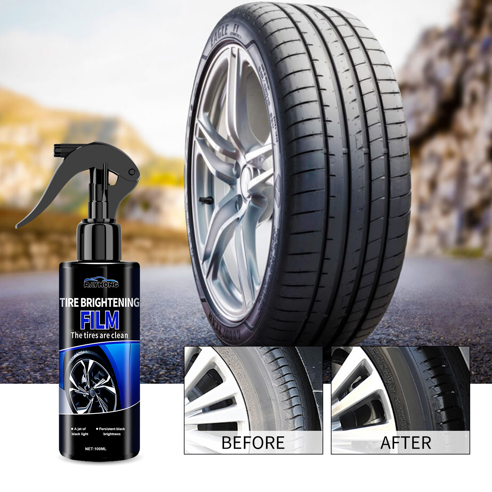 Car Tire Shine Coating Spray C – Tire Shine Spray Sealant Bewertung und Preis