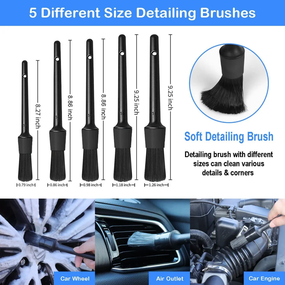 Car Wash Brush Set Detailing B – Dirt Brush Interior Bewertung und Preis